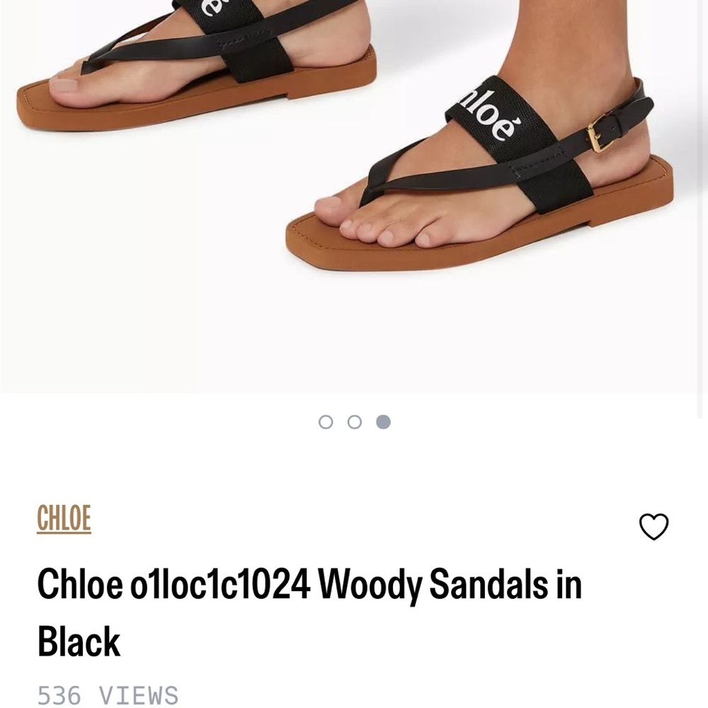 Chloe Black and Brown Sandals with Elegant Design